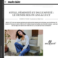 "ANA & LUCY" x "Marie Claire"